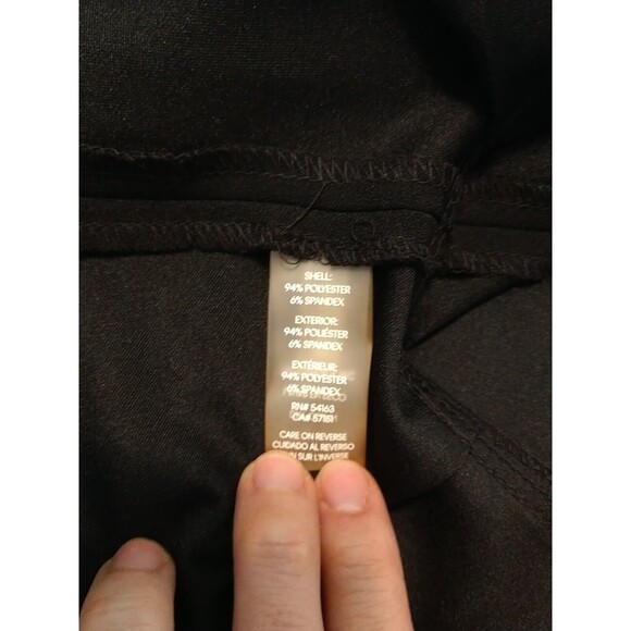 Calvin Klein Pleated Front Belted Short Sleeve Dress Sz 2 Black Classic Officey - Picture 8 of 10